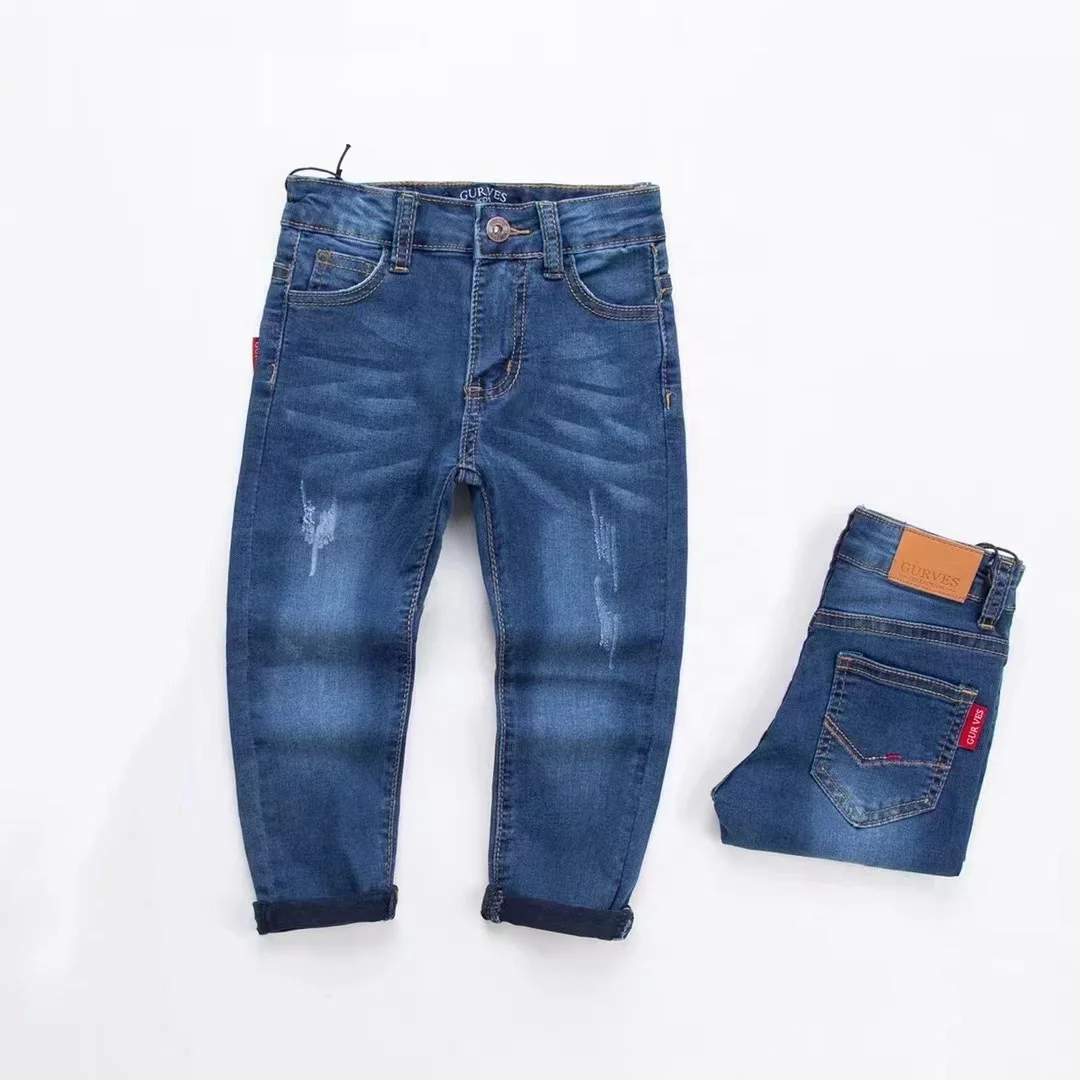 Toddler Boys Jeans Pants Stretch Denim Jeans Clothes Kids Trousers for 3 to 8 years Boys Pants