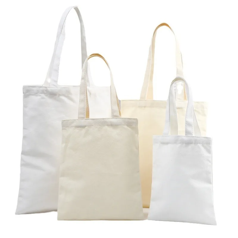 Custom Logo Printed Recycled Eco-Friendly Reusable Cotton Shopping canvas tote bags wholesale canada