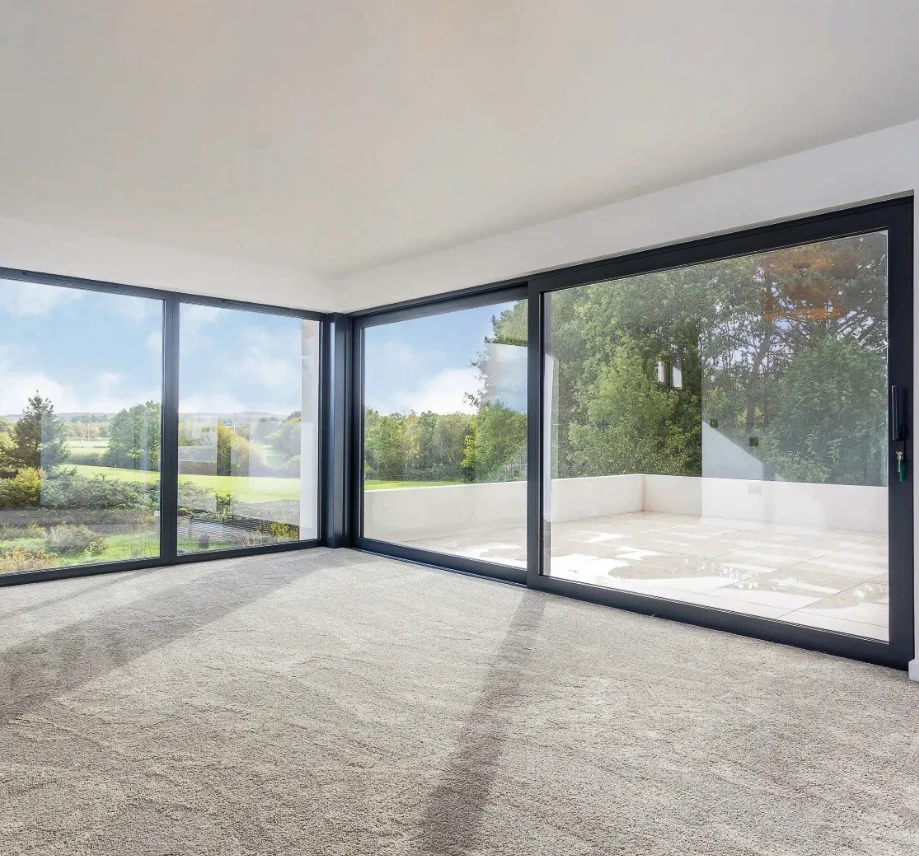 As2047 Australian Aluminum Glass Door Exterior Commercial Sliding Glass Doors Sliding Patio Doors With Accordion Fly Screen