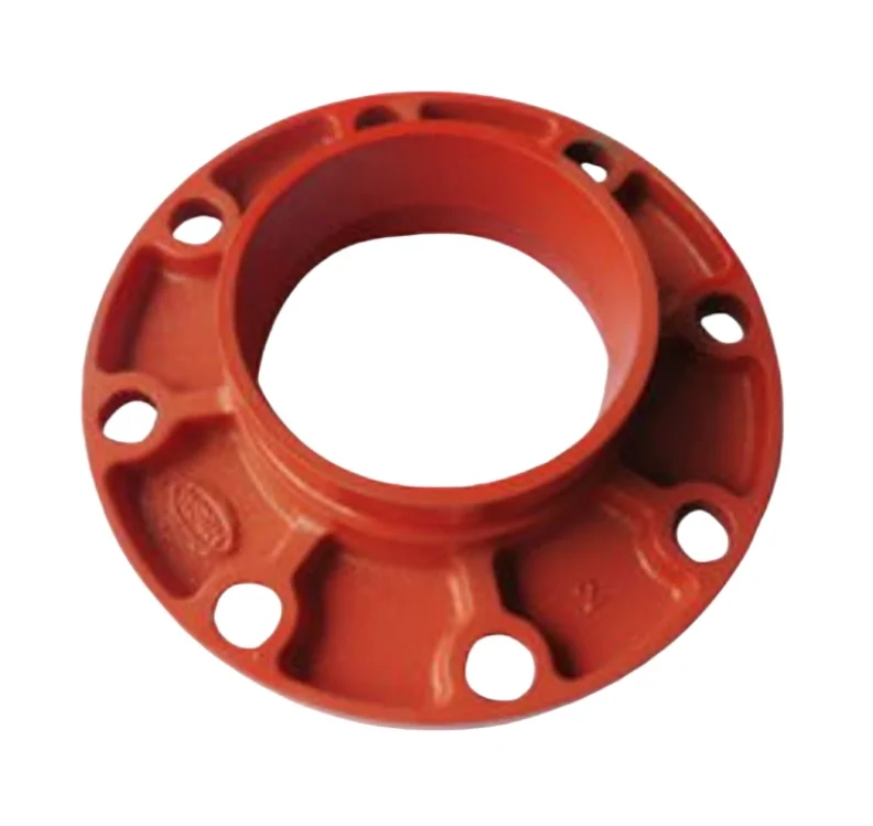 Factory direct wholesale high quality cast fire pipe connection fittings grooved flange