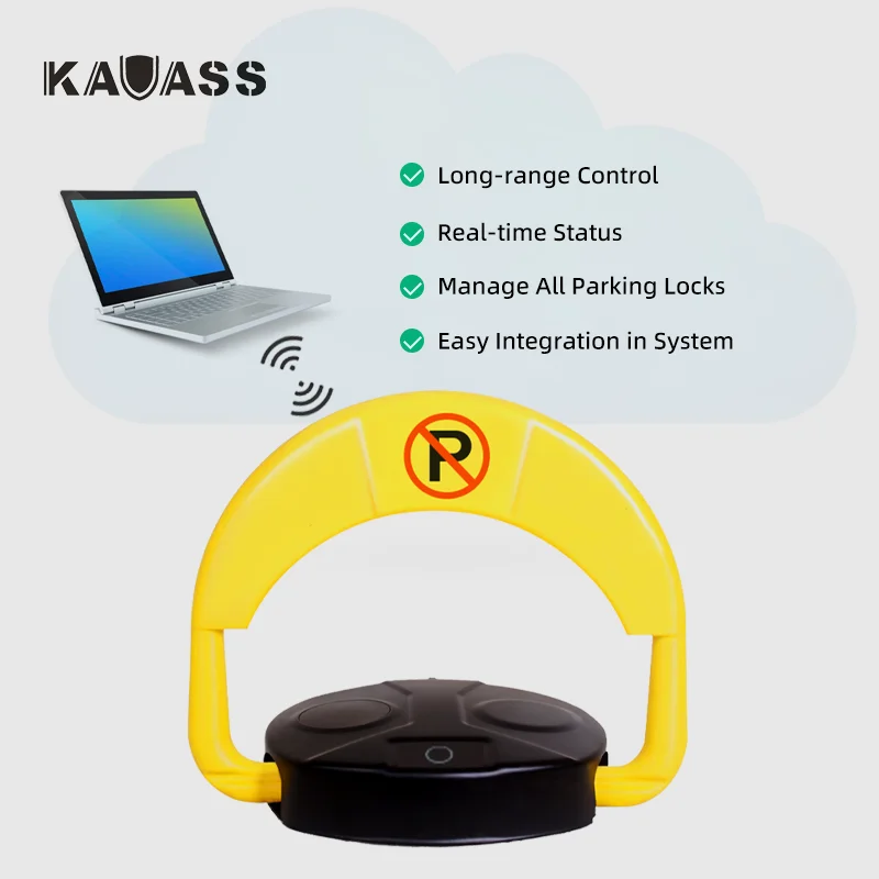 433/IOT/485 electronic smart automatic remote control auto gateway parking space barrier CE for EV charge piles station