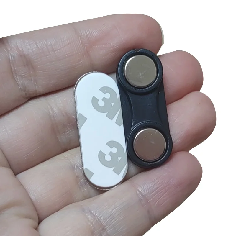 33x13 мм магнитный держатель для ID бейджей, именная бирка, подложка, Приклеивание 3 м, магнитный значок с именем