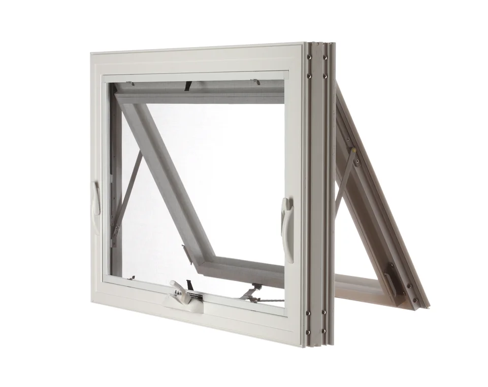 Wood Cladding Aluminum Iron Windows Glass Windows Panel Hurricane Impact Louver Windows