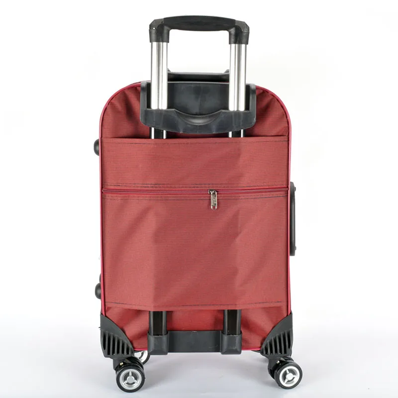 Hot selling 4pcs set 20 24 28 32 inch trolley suitcase sets with Anti-theft zipper luggage soft nylon luggage
