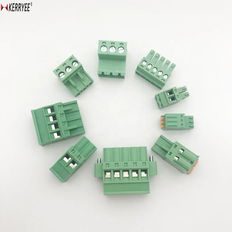 3.5/3.81/5.0/5.08mm female plug in terminal block