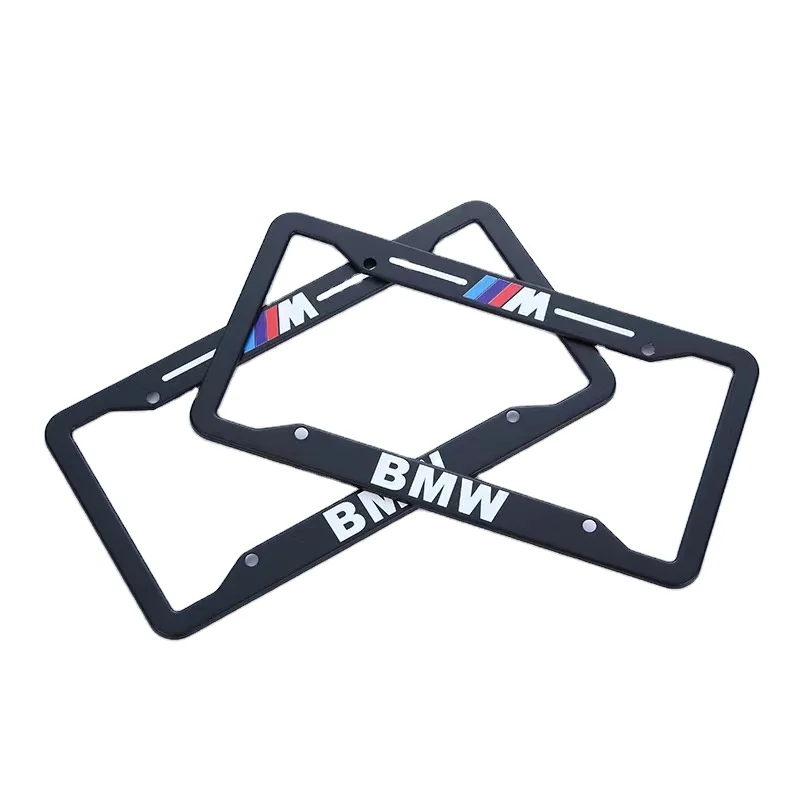 Custom Plastic License Plate Frame Car License Plate Frame Metal Plate Cover For Car Decorative