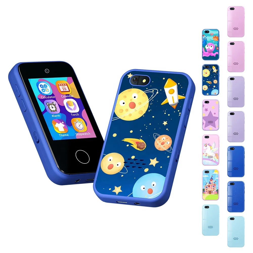 YMX PH05U With PVC Back Sticker Electronic Electron Electronics Toys Smart Phone Indoor Smartphone for Kids Child Children Baby