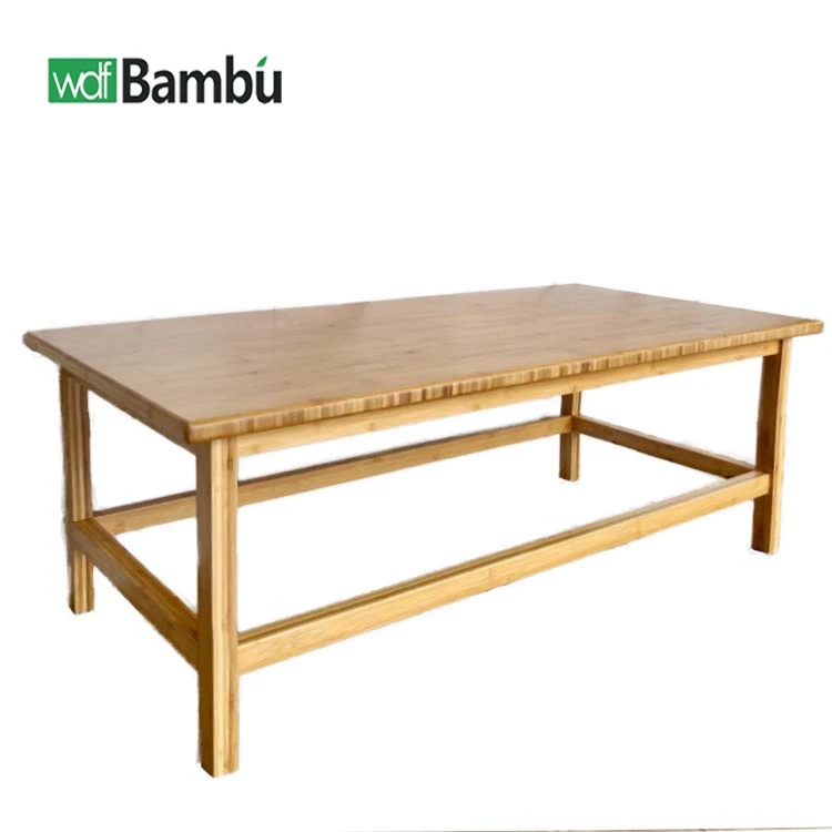 WDF Customized Logo tavolo mesa smart table ronde table basse salon bamboo coffee tab for home.