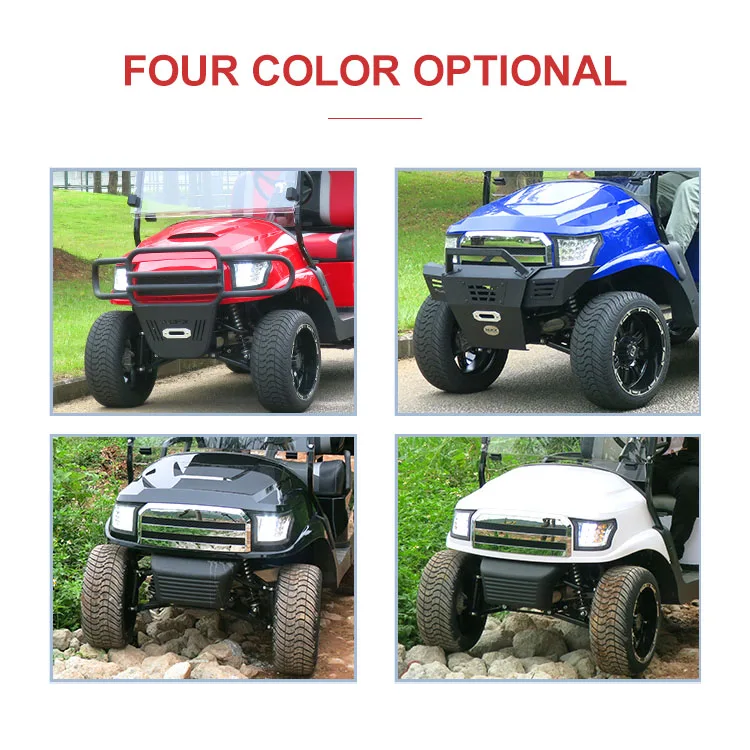 
Hot Selling Utility Off Road 4+2 Passenger Motorized Golf Carts 