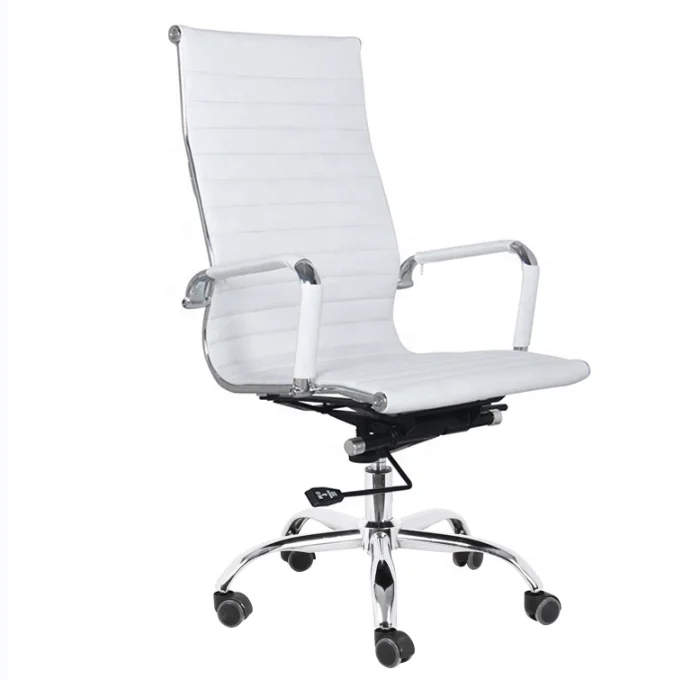 For Sale Luxury Style China Design White Color Boss High Back Chair Ergonomic Swivel Office Chairs With Adjustable