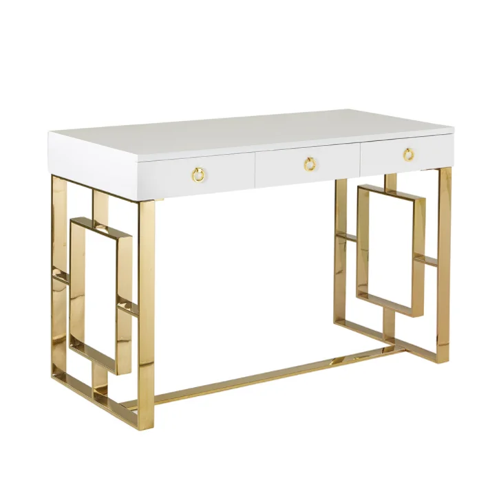 wholesale modern luxury french style  metal wood   console table