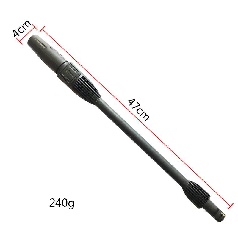 High Pressure Car Wash Long Extension Wand Plastic Water Nozzle Spray Gun