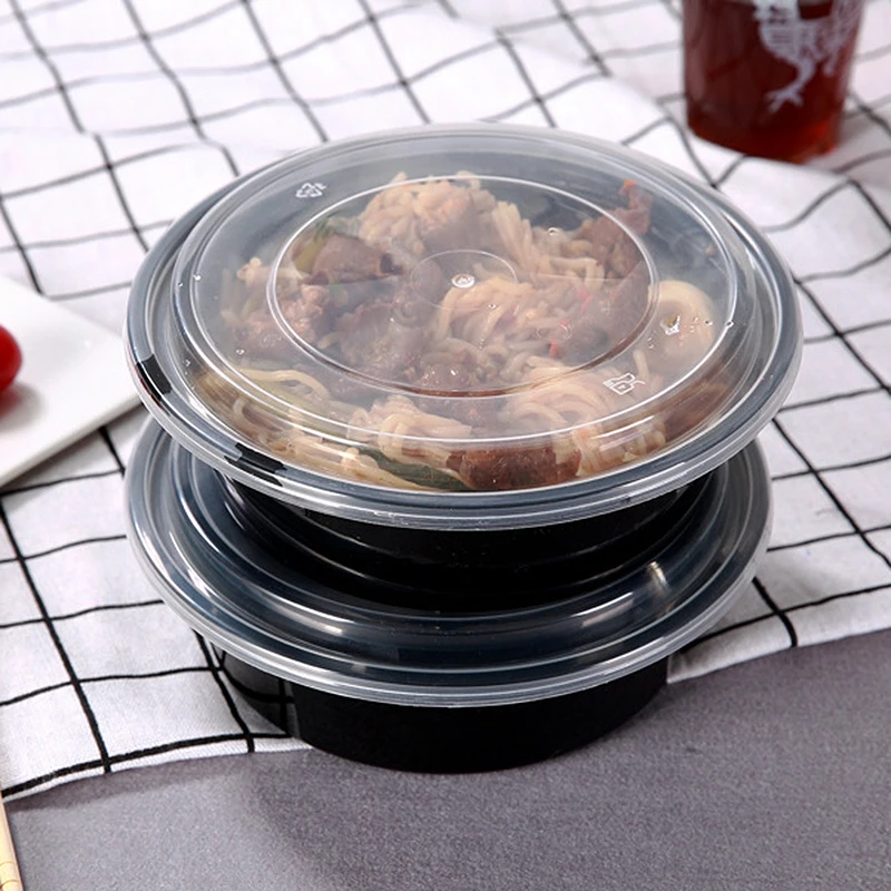 Microwavable Frozen Fast Food Pp Plastic Container Food Packaging