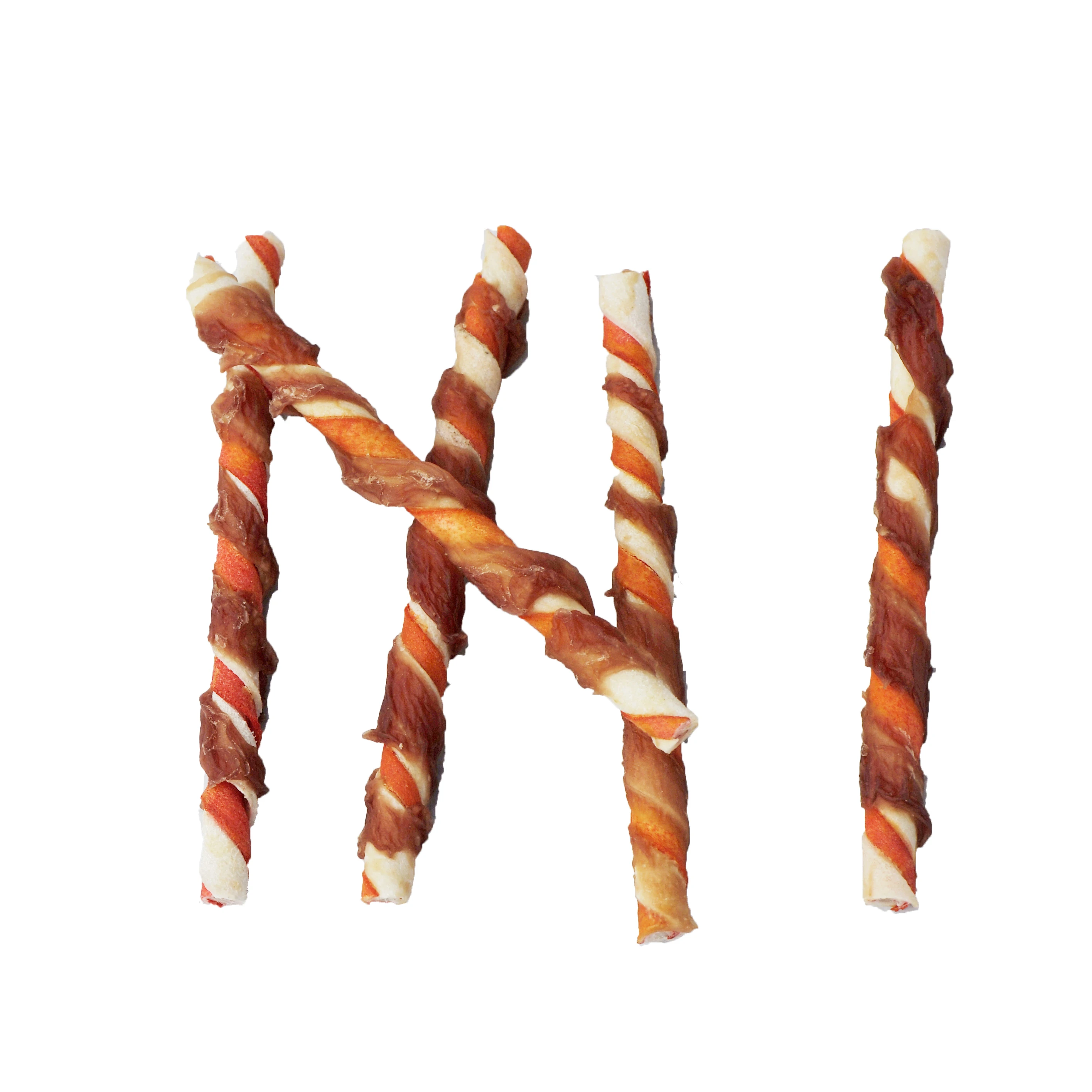 Chicken series dog treats chicken wrapped rawhide chicken jerky