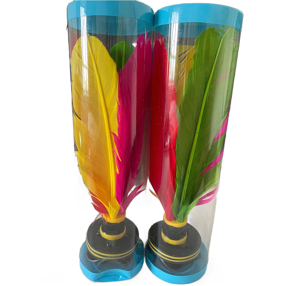 Handmade Chicken Feather Shuttlecock, Chinese Jianzi,  Beach Sports, Indoor Outdoor Fitness Tools, Wholesales