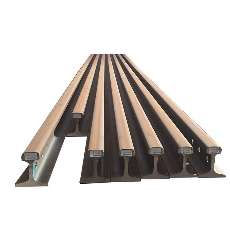 
QU70 QU80 QU100 QU120 Mining Use Crane Steel Rail Railroad Steel Rail 