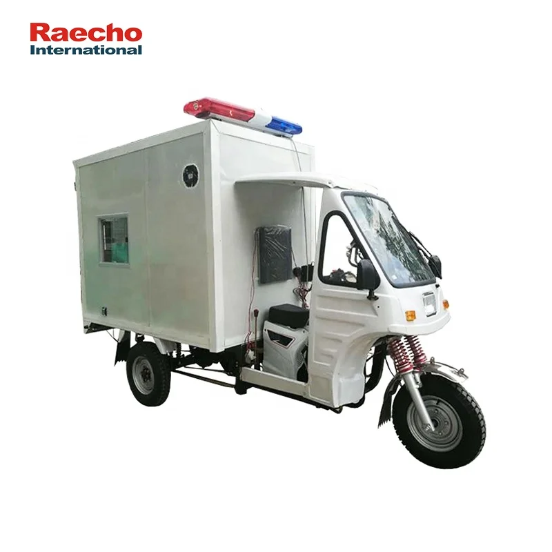 Medical Tricycle Ambulance Vehicle Truck Three Wheel Ambulance for Emergency