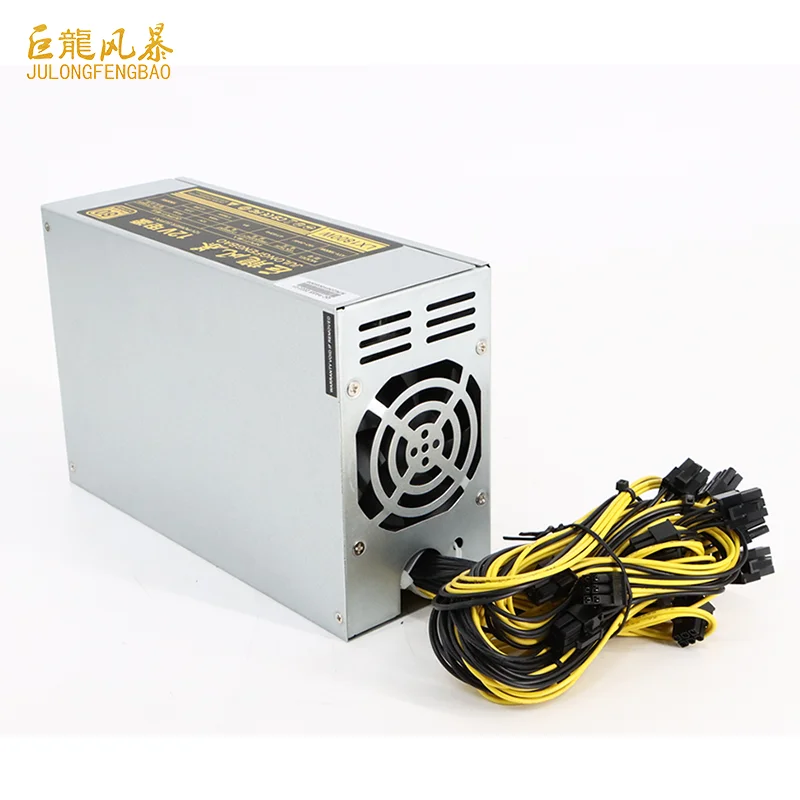 Одноканальный блок питания Julongfengbao 4U 1800 Вт ATX 2000 Вт 2200 Вт 2400 Вт 2600 Вт кор