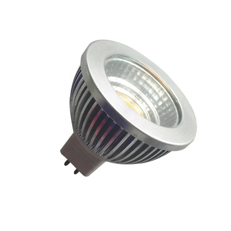 Sky factory 2 years warranty led spotlight cob 5w  gu10 mr16 85-265v 12v dimmable 110V 230V 6500K 4000K 3000K led spotlight