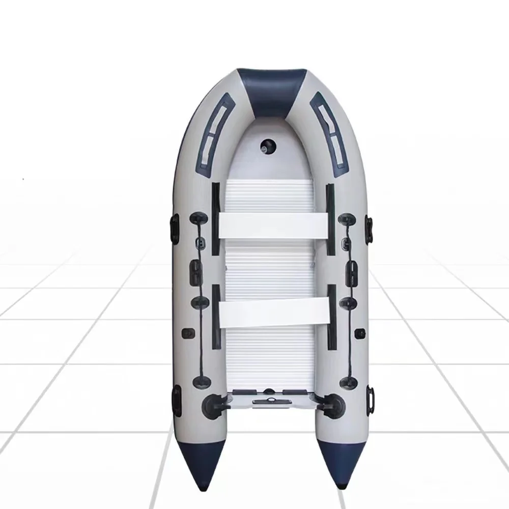 Inflatable Rowing Boat Cheap Row Boats OEM Approved PVC Safety 1.2mm pvc  Material 420cm fishing boat with Ce certification