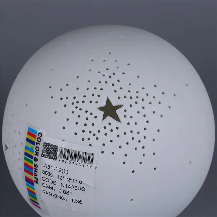 Hot Sale Small Porcelain Ball Globe Led Table Light Desk Night Light Reading Light Cute Round Shape Porcelain Table Lamp