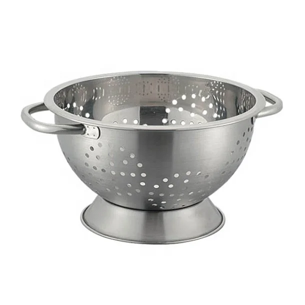 Powder Coated Mini Colander Iron Fruit Colander