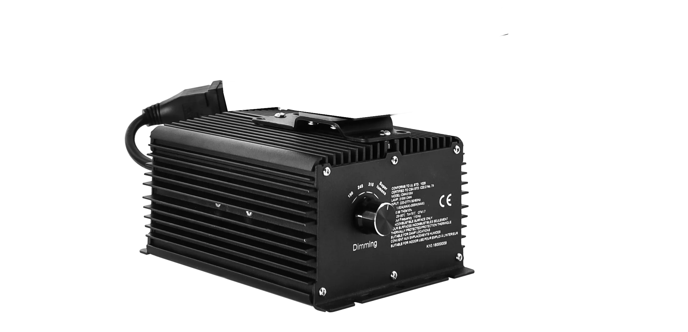 Universelite greenhouse hydroponics 315 cmh hid ballast for 315w grow light