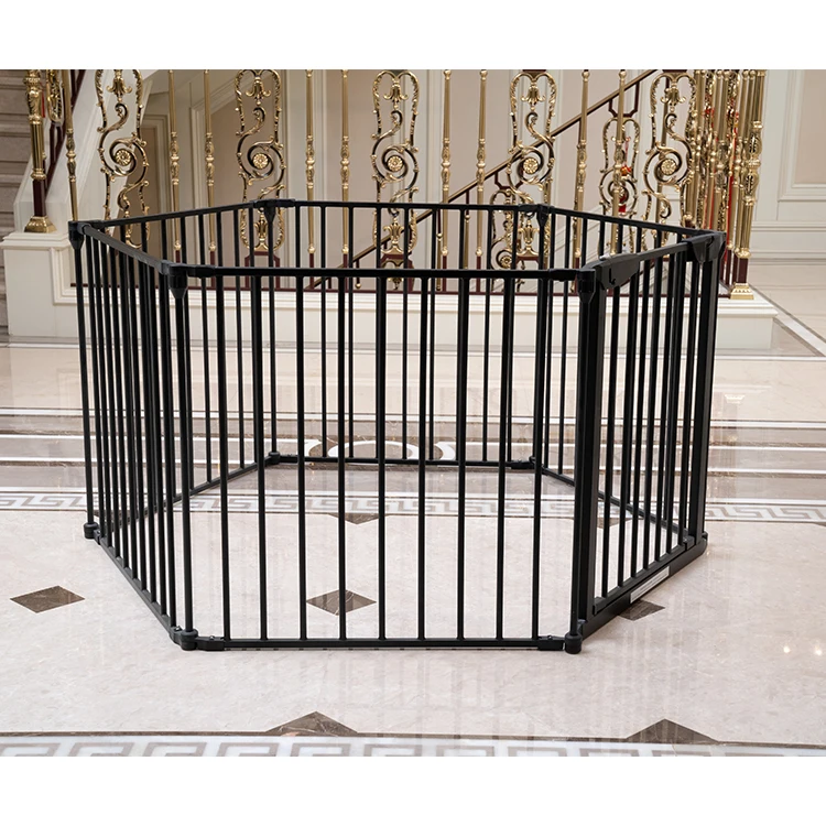 
Custom Metal play fence baby playpen baby playpen fence Foldable baby playpens 