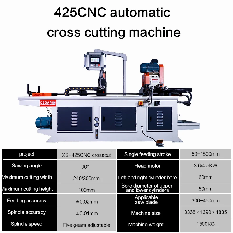 XS-425CNC автоматические трубы машина для резки стальных труб квадратного сечения автомат подходит Усовик хайвея