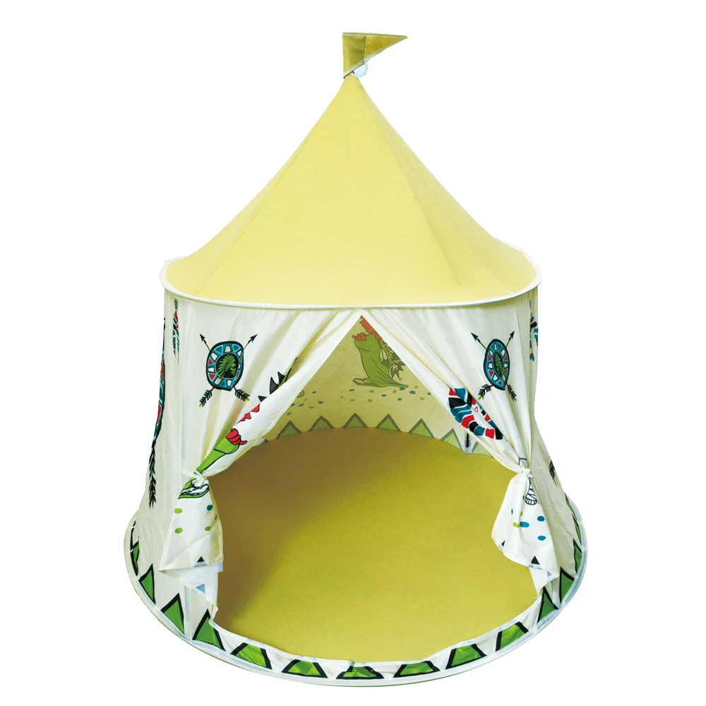 JinYing High Quality Bag Package Outdoor House Yellow Kids Play Garden Indoor Tents for Children