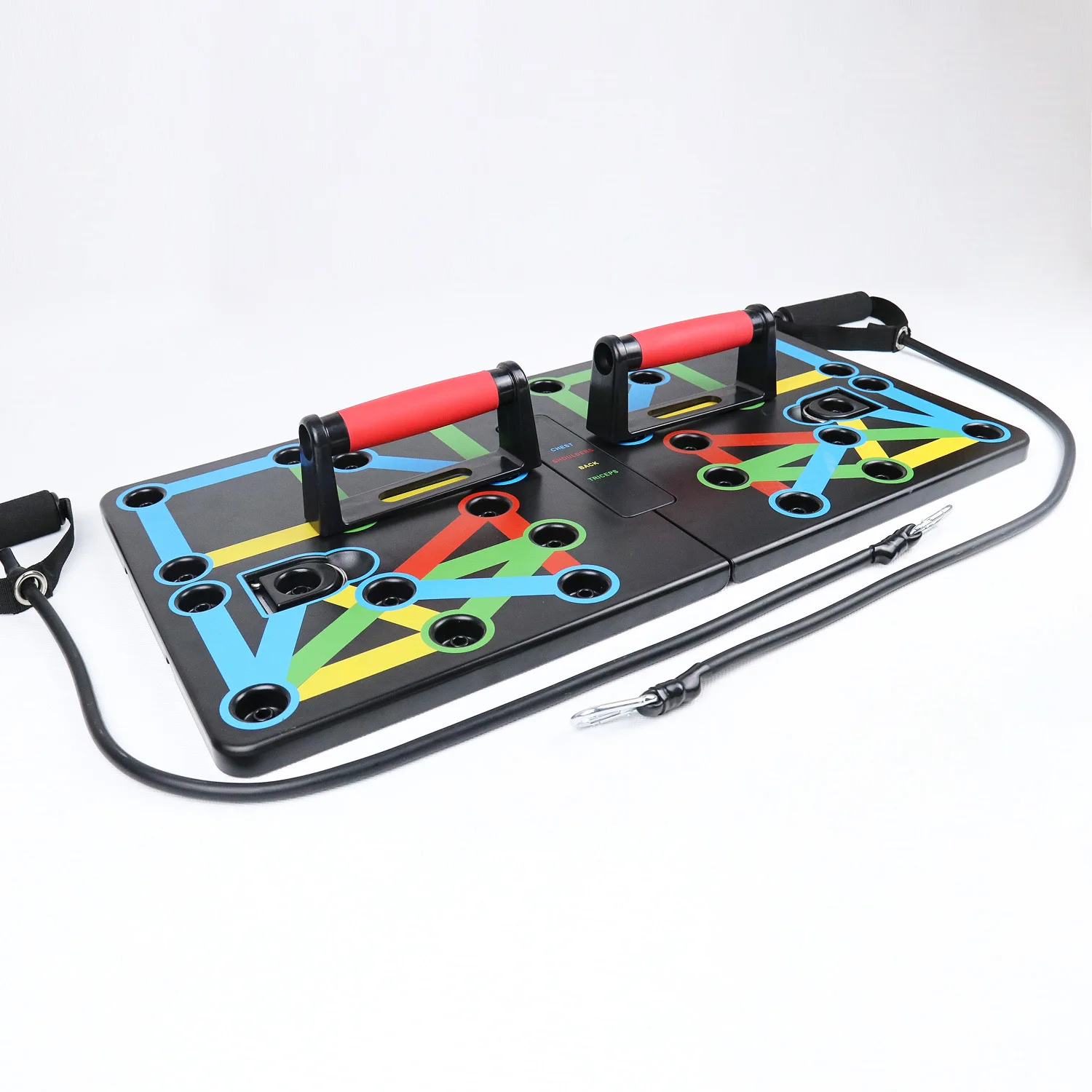 Julyfit Custom Logo Portable Foldable Push Up Board Abdominal Training Push Up Board