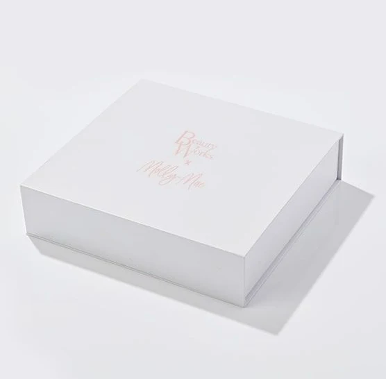 Luxury design magnetic skin care product gift packaging box customize hair brush paper box for beauty skin care brand