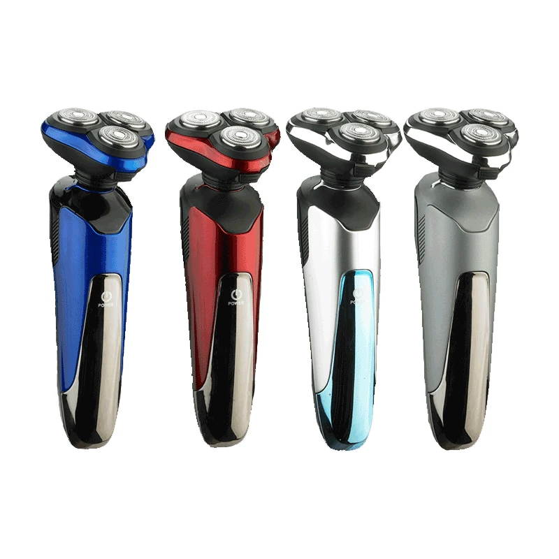 USB charging Waterproof Cordless Triple Blade Shavers Hair Trimmer Razor Remover For Men
