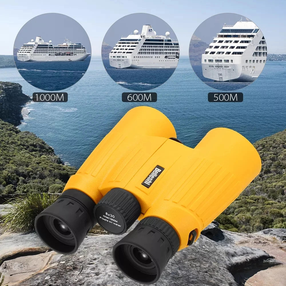 10x30 High Power Easy Focus Waterproof Outdoor Compact Binoculars Telescope with Clear Low Light Vision