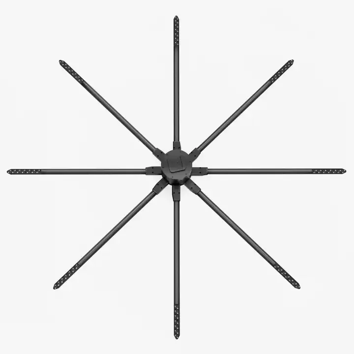 3D Hologram Projector 180cm Big Size LED Advertising Fan Holographic Display Cloud Wifi App Control