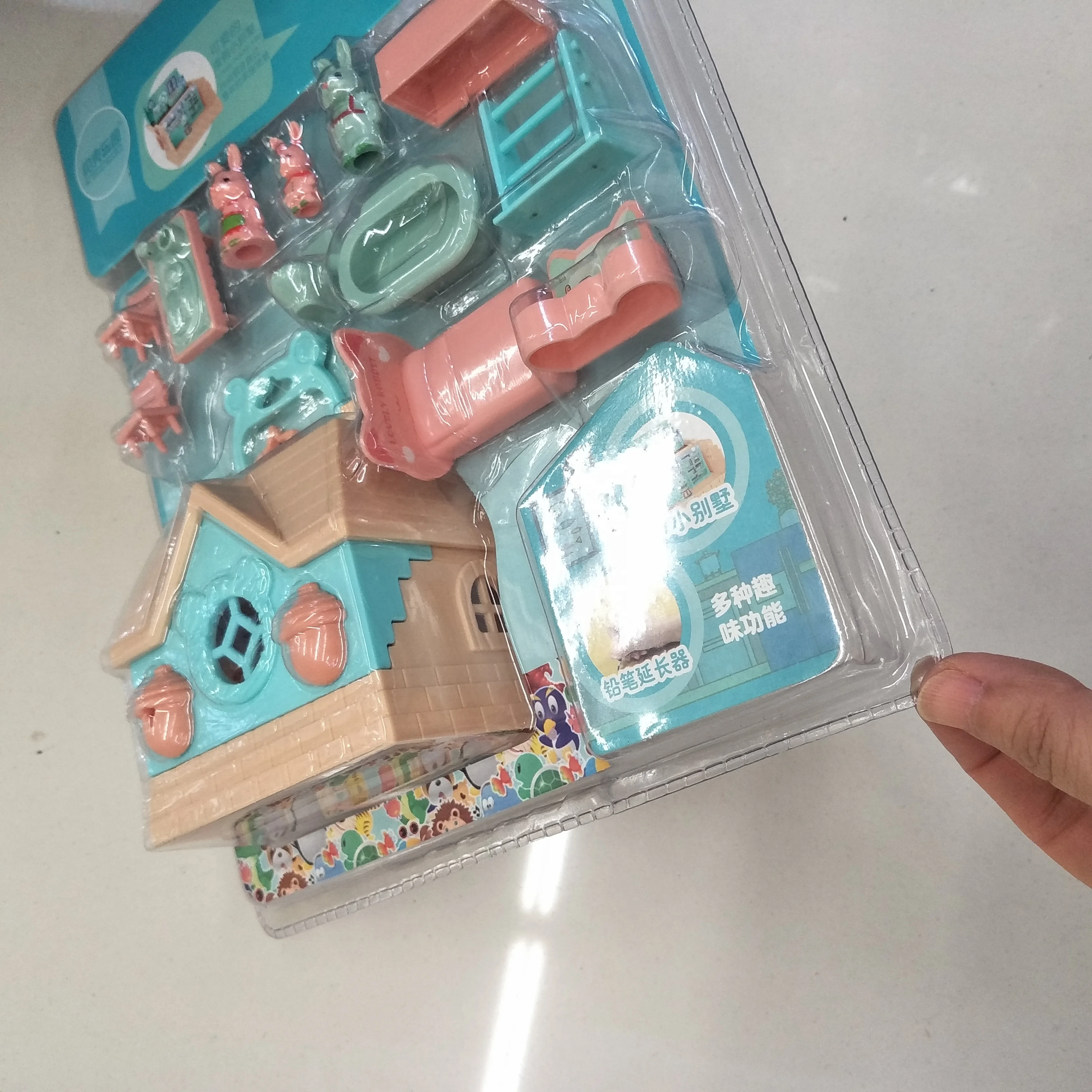 
Clam Shell Blister Packaging Super High Clear PET Blister Pack For Building Blocks 