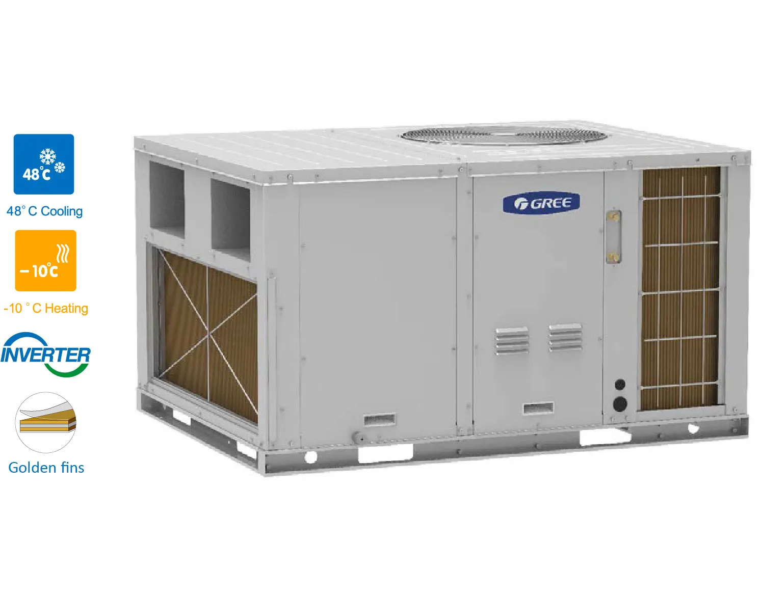 
5.5 ton Packaged Rooftop Industrial Air Conditioner for Workshop and office 