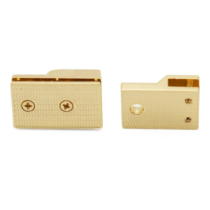 Custom Gold Bag Metal Lock Magnet Lock with Logo Lock Button for Bag