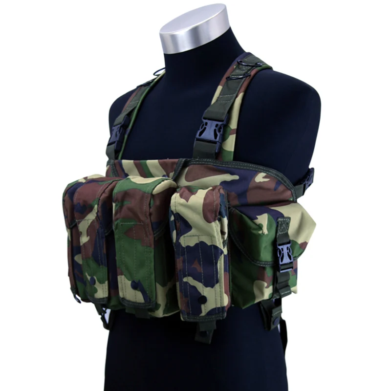 Tactical Accessories Combat Hunting Gear 7.62mm Magazine Carrier Vest Ammo Chest Rig