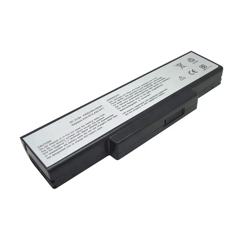 CE ROHS UN38.3 MSDS Laptop battery for  asus  K72 Series A32-K72