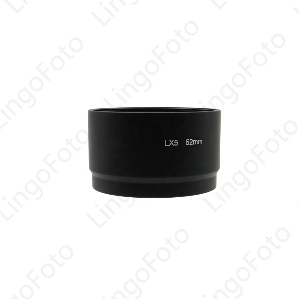 LX5 52 мм адаптер черный металлический фильтр объектива трубки для panaso-nic Lum-ix DMC-LX5