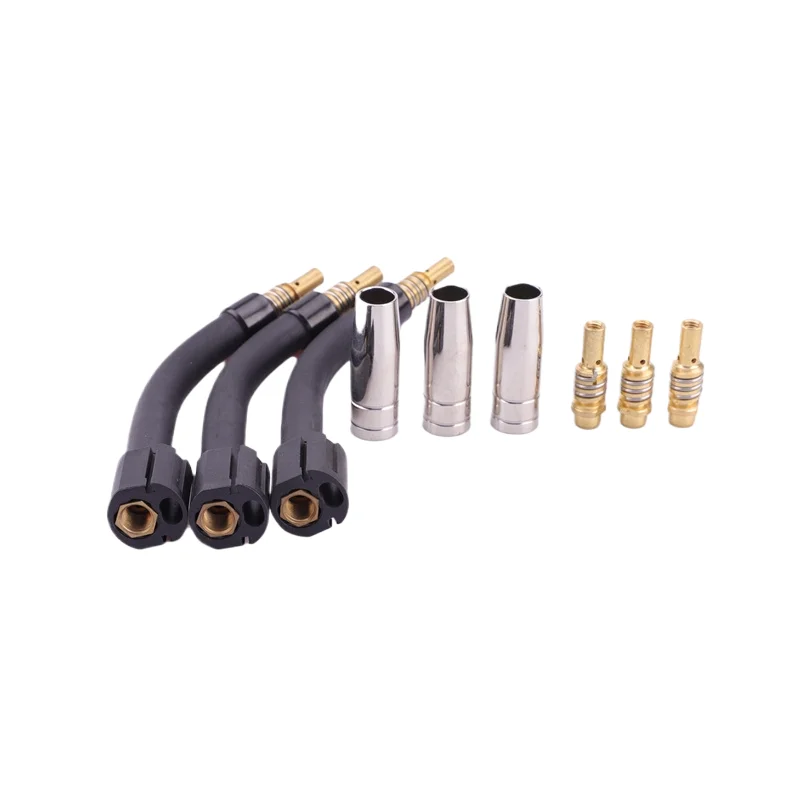 MIG 15AK Torch Welding Torch Consumables Gas Nozzle Tips Holder Torch Neck Wrench