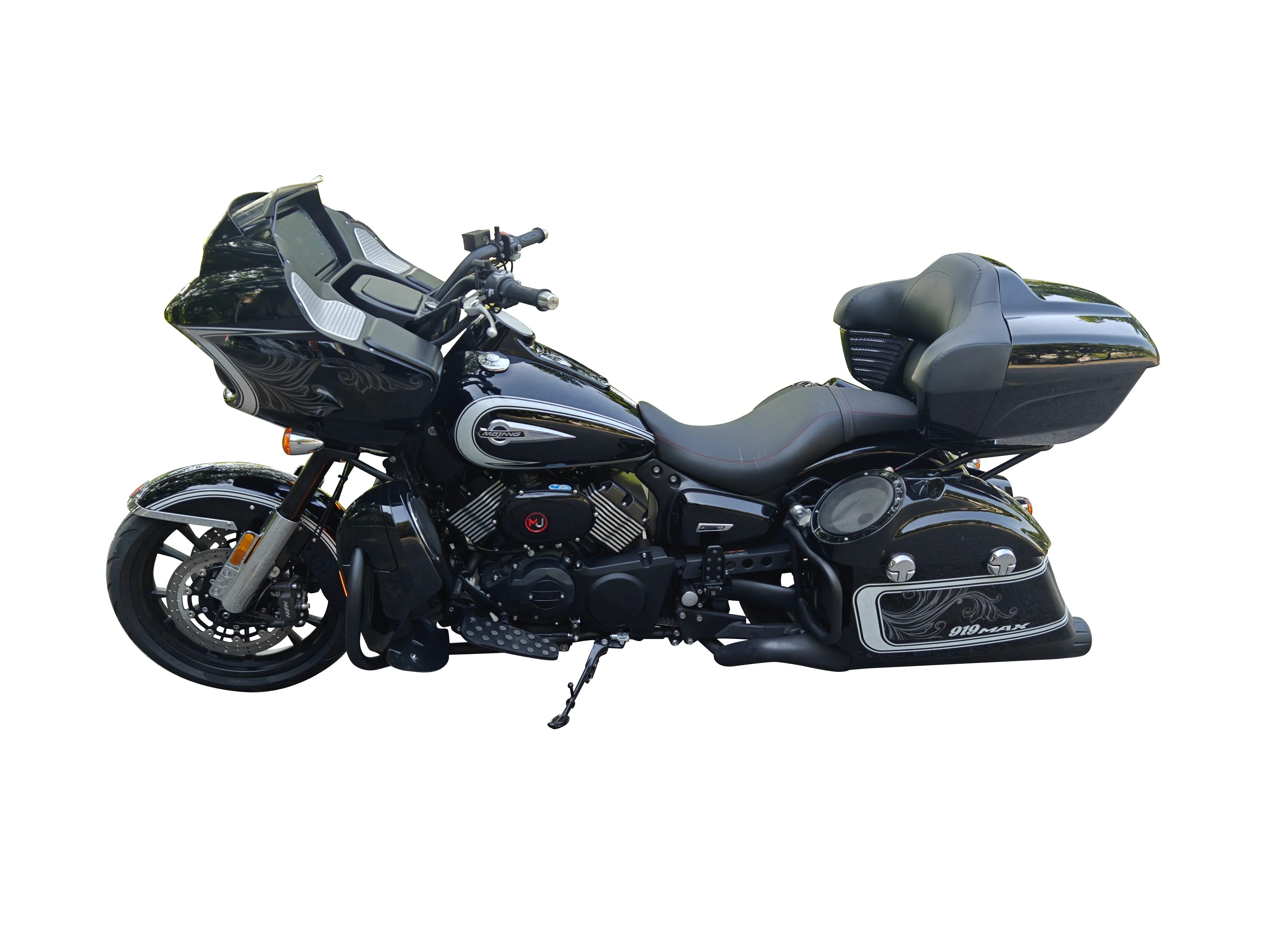 2024 New 800cc two -wheeled motorcycle  with V-type twin-cylinder liquid-cooled eight-valve asynchronous  engine