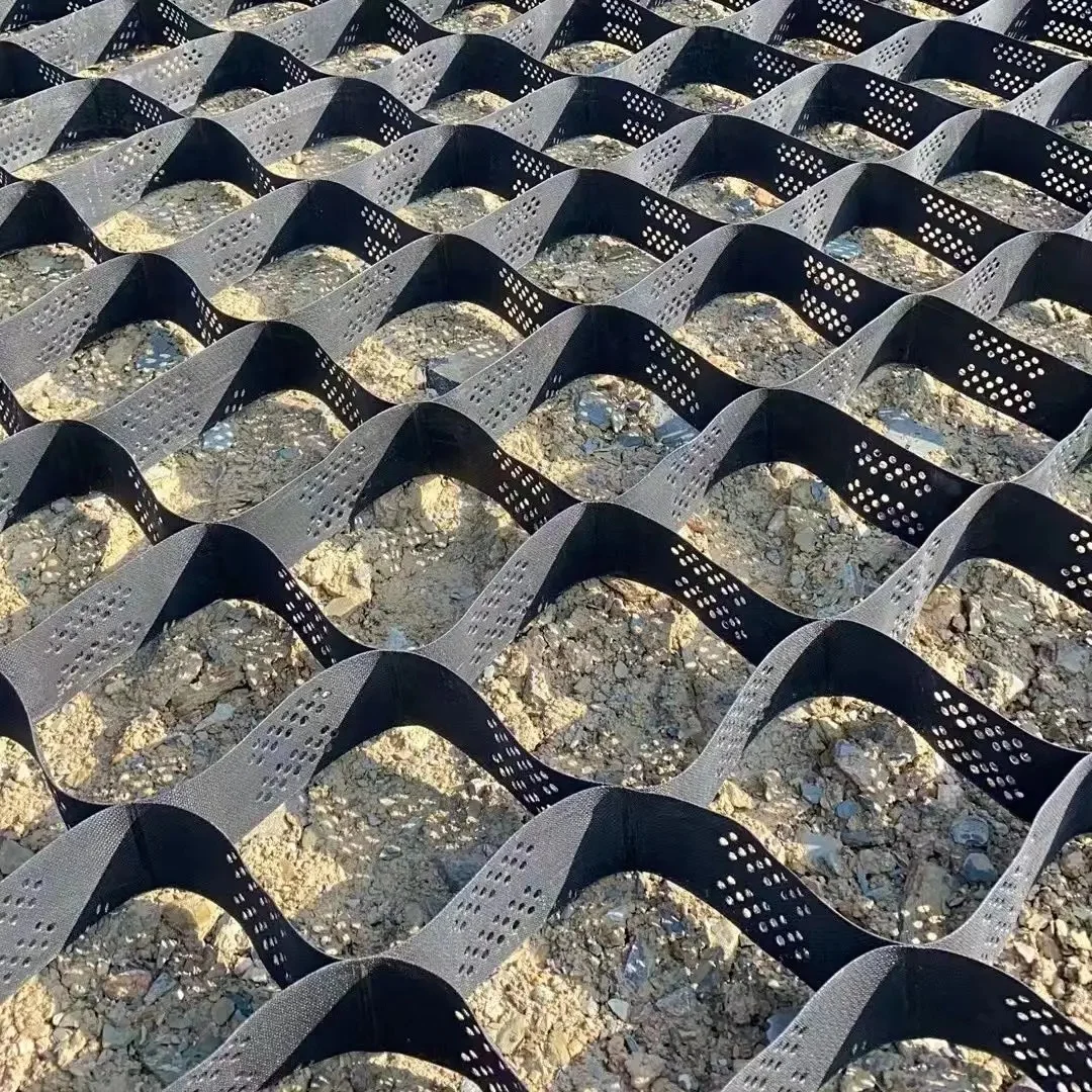 Manufacturer Black Geocell Gravel Grid Road Construction