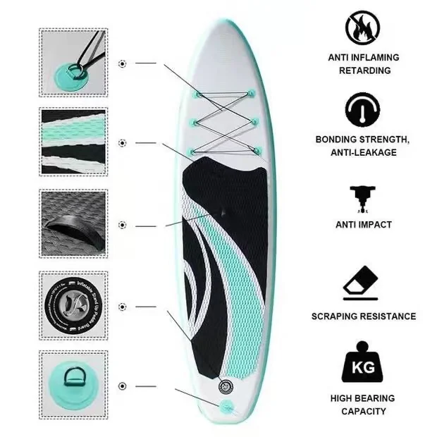 2023 winsun Fast delivery 10.6' Wake board Boat Paddle Fishing Sup Clear Paddleboard Sup Yoga Dock Inflatable Sail Windsurf