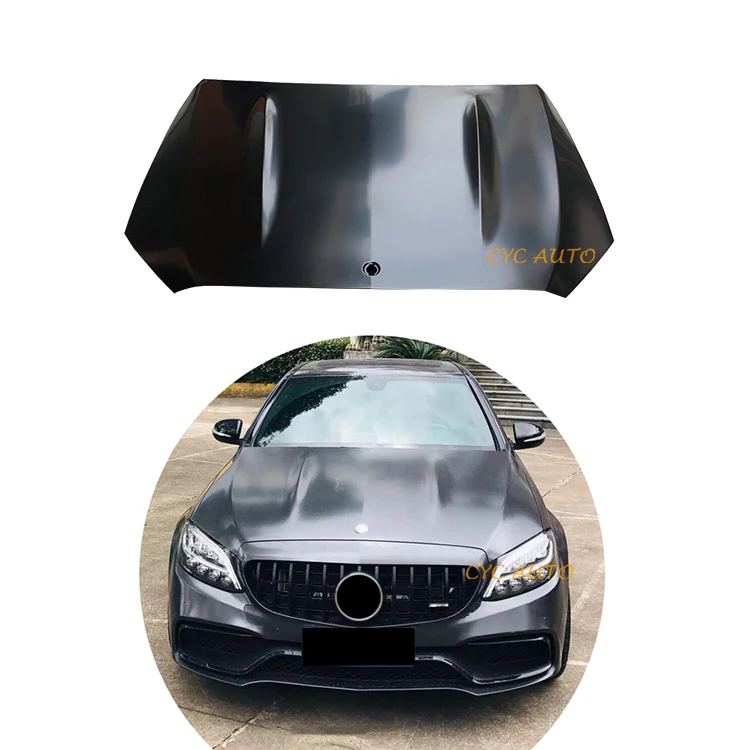 Автомобильные запчасти W205 C63 капот из стали для Mercedes Benz C