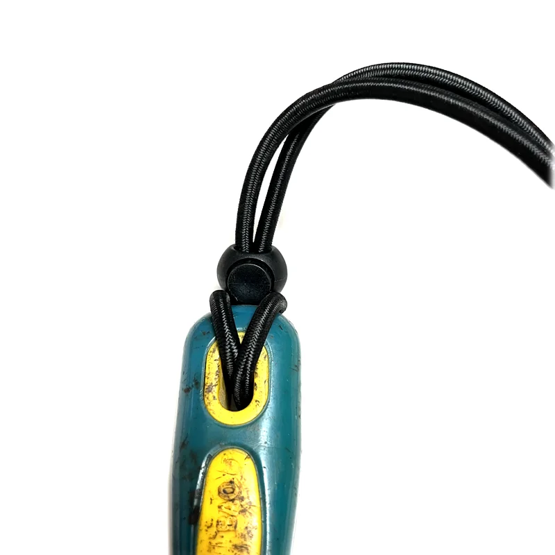 Hongyu High Quality Work Nylon Safety Coil Tool Lanyard With Double Stainless Steel Carabiner Loop End