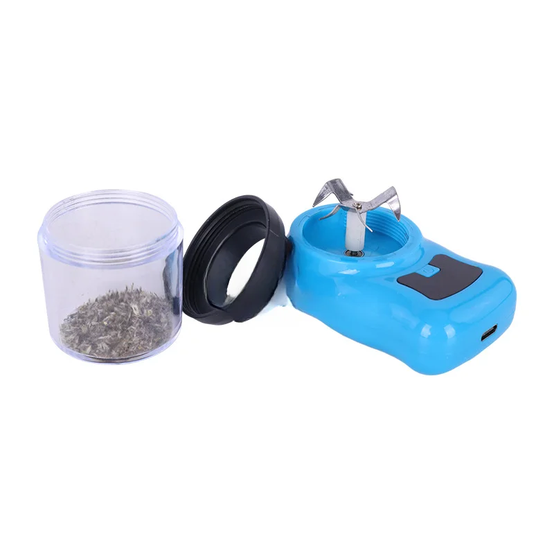 Wholesale Multi color Portable USB Charging Automatic Herbal Dry Herb Crusher Electric Herb Grinder