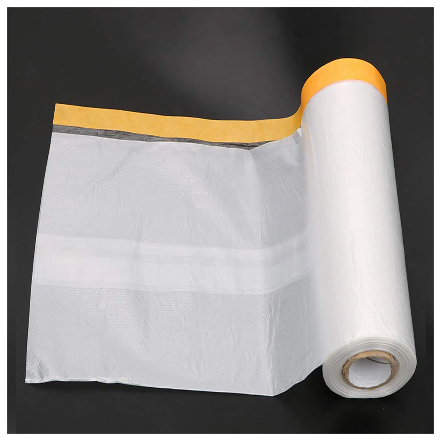 Auto Protection Car Cover Painting Protective Automotive Pre-Taped PE Masking Film Adhesive Paper & Film 2*20M
