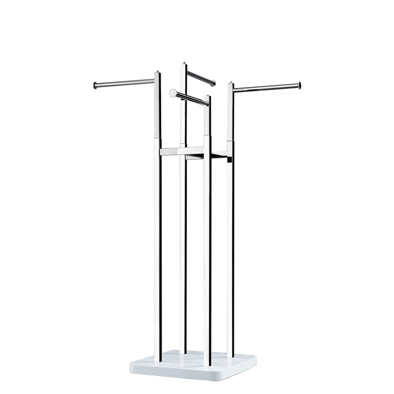 Индивидуальная модная металлическая подставка для магазина женской одежды розничного Золотая Подставка